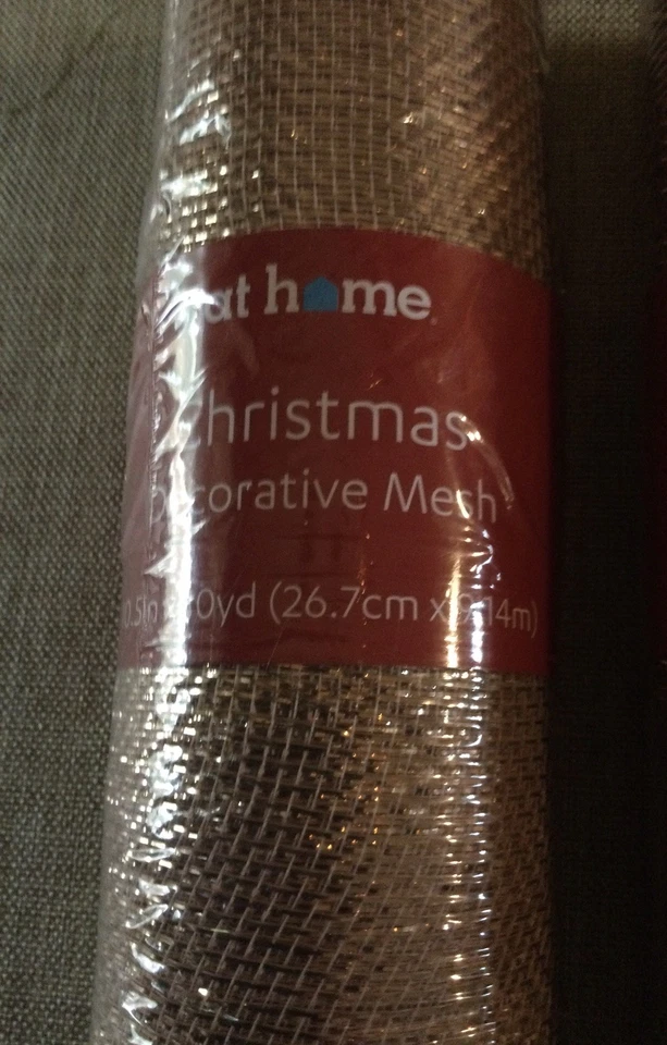 Christmas Decorative Mesh New In Package Lot Of 4 Rolls - Image 4 of 4