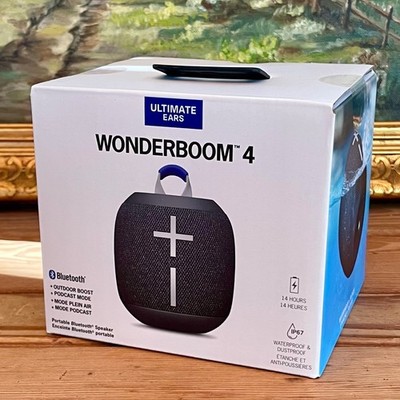Ultimate Ears  WONDERBOOM 4 Portable Wireless Bluetooth Speaker New Never Open