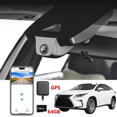 Mangoal 4K Dash Cam Custom for Lexus RX 2018-2022 64GB OEM Look WiFi App-Model B