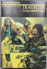 15mm Traveller Miniatures Set 4: CITIZENS x20 complete Citadel 31979