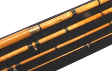 Spanish reed & bamboo float rod, 14’ 4 piece general rod, dates c1920’s, fish...
