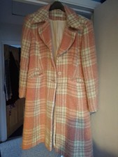 Women's Tweed Long Wool Coat