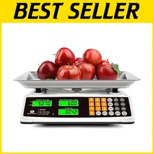 High-Precision 88lb Scale for Produce Meat, Farmers Markets