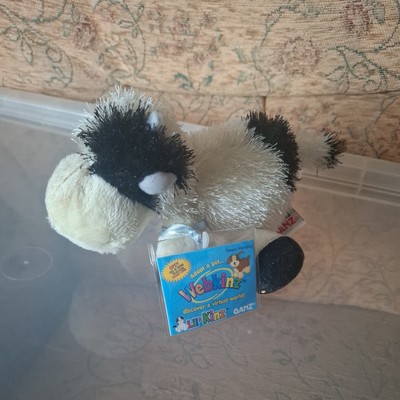 Webkins Ganz Kuh schwarz-weiß Lil Webkins Stofftier Plüschtier mit Etikett