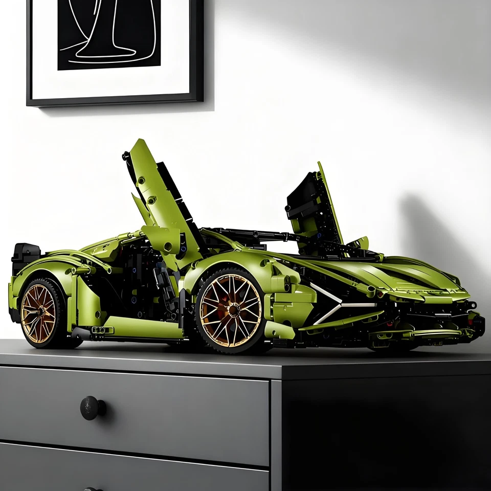 1:8 Technic Lamborghini Sián 42115 Building Sets for Adults -Christmas gift - Image 3 of 4