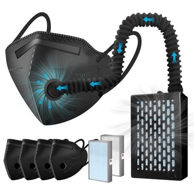 Electric Wearable Air Purifier Maskes, Supply,Breathe Easier,With HEPA
