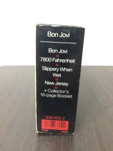 Bon Jovi boxset 4 x cds booklet and slipcase rare box set 1990s - Picture 9 of 23