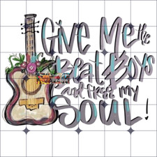 Sublimation Print Give Me The Beat Ready to Press Heat Transfer