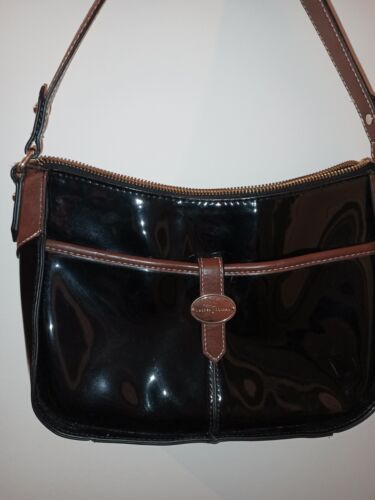 Jasper Conran Black & Brown Shoulder Bag - Picture 2 of 15
