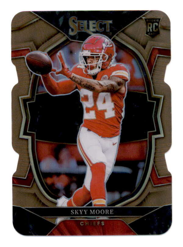 SKYY MOORE 2022 PANINI SELECT #21 DIE-CUT ROOKIE BRONZE PRIZM #145/149 BD7045