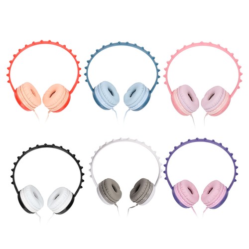 Kids Wired Headphone 3.5mm Jack Stereo Adjustable Headband Cute Child Dinosa - Picture 5 of 41