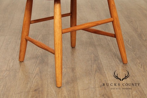Traditional Set of Four Oak Windsor Dining Chairs - Picture 7 of 17