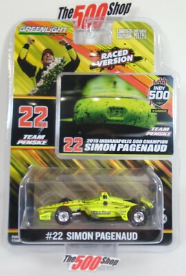 Raced Version 2019 Indy 500 Winner Simon Pagenaud Menards Penske 1:64 Die-Cast