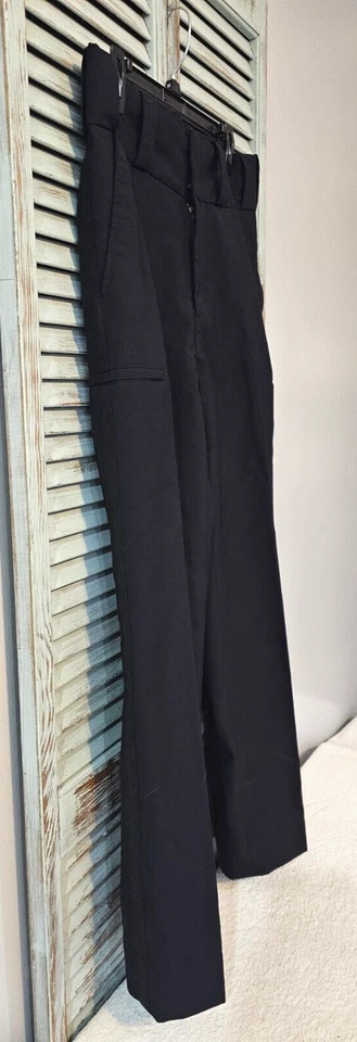 SPIEWAK DUTY TROUSERS Mens Size 34 Navy Blue Poly/Wool 55/45 Uniform Work Pants - Image 4 of 4