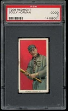 1909-11 T206 #217 Solly Hofman Piedmont 350 PSA 2 Cubs Batting  (8001)