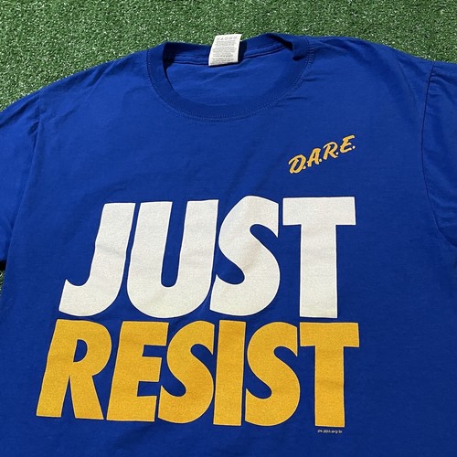 DARE Program T Shirt Adult Small Blue 