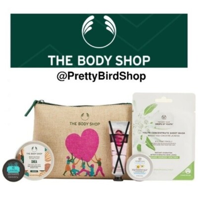 THE BODY SHOP 5 pc gift set NEW best sellers holiday skincare clean beauty