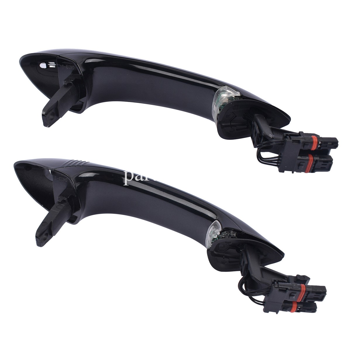 Lot De 4 Poignées De Portière Noires Pour BMW Série 5 F07 F10 F11 & Série 7 F01-F04 - Neuf