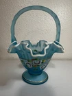 FENTON Charleton Collection 2002 Blue Basket with original box