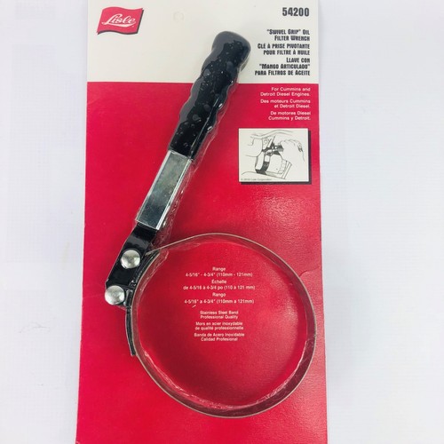 LISLE SWIVEL GRIP OIL FILTER WRENCH 54200 LARGE eBay