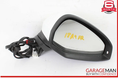 17-24 Audi A4 Quattro Front Right Passenger Side Door Rear View Mirror White OEM
