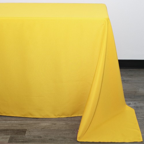 YCC Linens - 90 x 132 Inch Rectangular Polyester Tablecloths - Picture 31 of 136