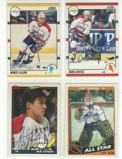 1990-91 Score Rookie Traded #98T Mike Lalor Signed Card Washington