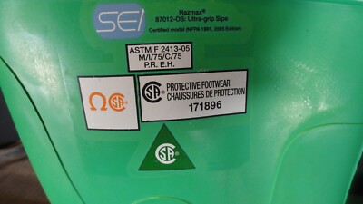NEW ONGUARD HAZMAX ULTRAGRIP SIPE PROTECTIVE FOOTWEAR GREEN  display picture 2