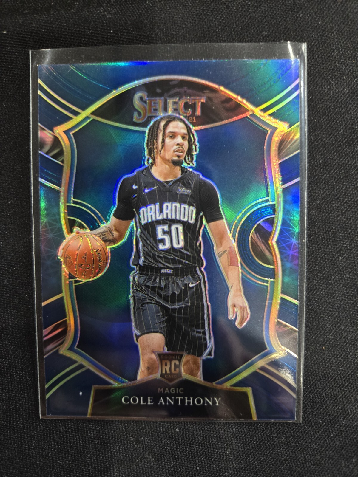 2020-21 Panini Select Basketball Cole Anthony RC Silver Prizm #75