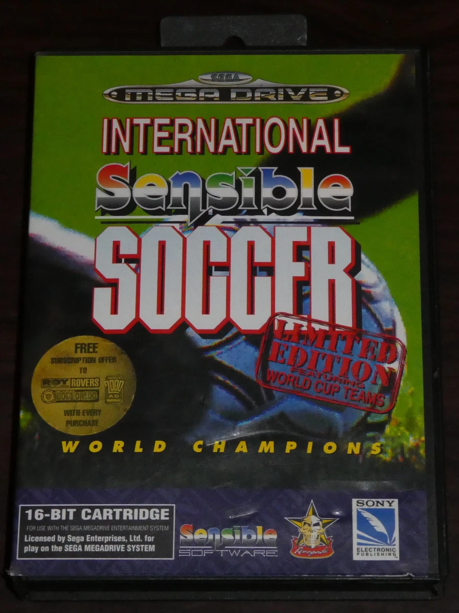 Sega Mega Drive. International Sensible Soccer Limited Edition