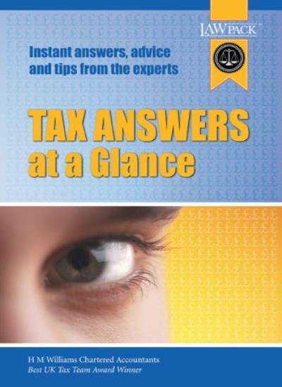 Tax Answers at a Glance (Tax Guide). 9781904053354
