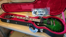Eiphone Les Paul Slash Electric Guitar Anaconda Green Burst With Hard Case