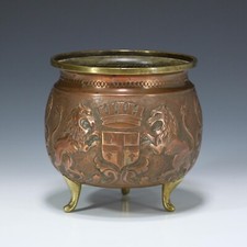 Cachepot mit Wappen und Schriftzug CLERMONT 1775 - Frankreich 19. Jh.