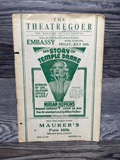 THE STORY OF TEMPLE DRAKE, PROGRAM, JULY 1933, EMBASSY THEATRE