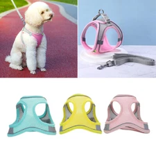Dog Harness + Leash Set Breathable Mesh Pet Dog Vest Puppy Vests XXS/XS/S/M/L