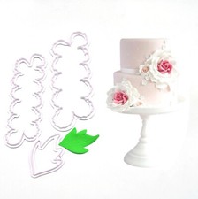 3er Blume Cutter Fondant Blumen Ausstecher Ku...