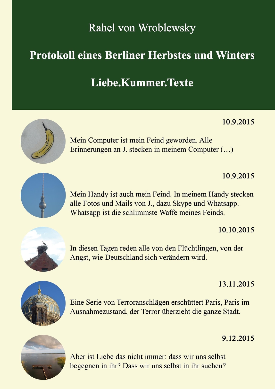 Thumbnail - Rahel Von Wroblewsky | Protokoll Eines Berliner Herbstes Und Winters |