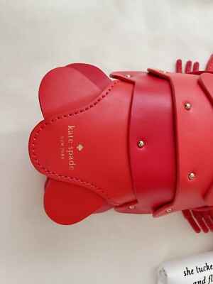 Kate Spade PXRU8785 Shore Thing Red Lobster Purse - no strap