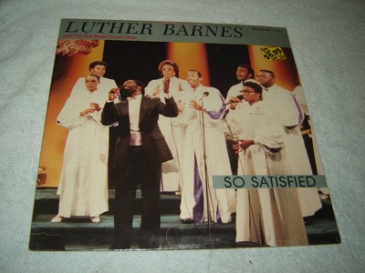 Luther Barnes Budd Gospel Choir Y Rojo Tan Satisfecho Lp Sellado
