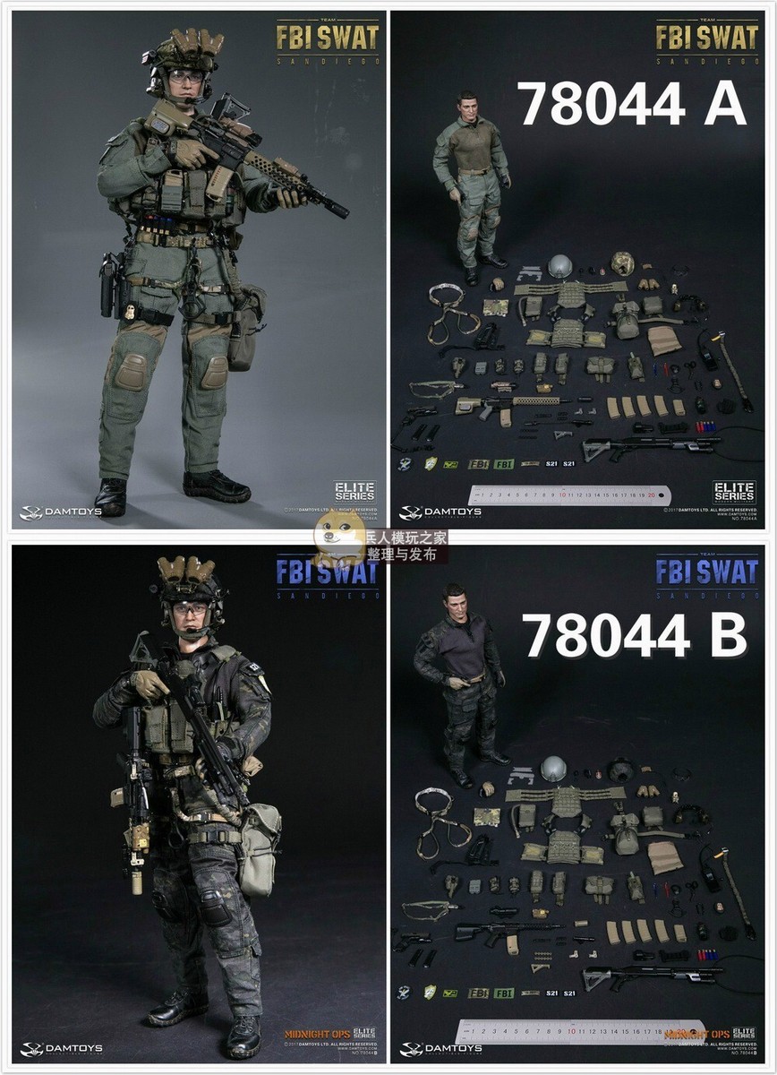Damtoys 1/6 Dam78044b Fbi Swat Team Agent - San Diego
