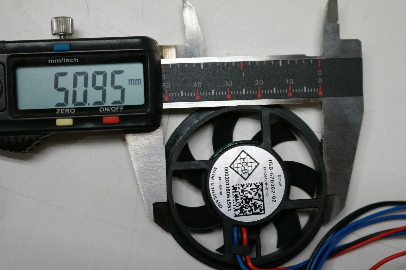 10 Pack Lot Delta IGB Axial Round Fan 12V DC 3 Wire 0.15A 5012 50mm x 12mm