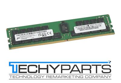 Micron 32GB 2Rx4 DDR4 PC4-3200AA PC4-25600R REG ECC RDIMM