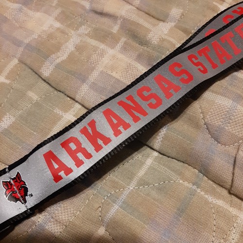 ARKANSAS STATE REDWOLVES EQUIPO REFLECTANTE COLOR 24""x1"" Cordón/Hebilla Desmontable - Imagen 5 de 10