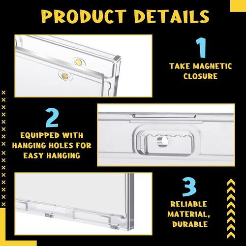 Versatile Wall-Mount Comic Book Display Cases - Protects & Showcases (8-Pack) - Picture 5 of 8