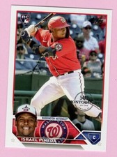 2023 Topps 582 Montgomery Club #447 Israel Pineda RC Washington Nationals