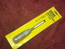 Vintage NOS Stanley Handyman Wood Chisel 16-208 MADE IN USA.