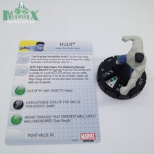 Heroclix Age of Ultron OP set Hulk 019 Uncommon figure w/card 
