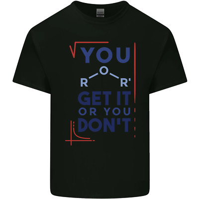 Science You Get It or You Dont Geek lustiges Kinder-T-Shirt Kinder