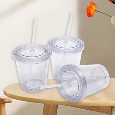 1 Set 12oz/350ml Ice Coffee Mug Food Grade Dr...