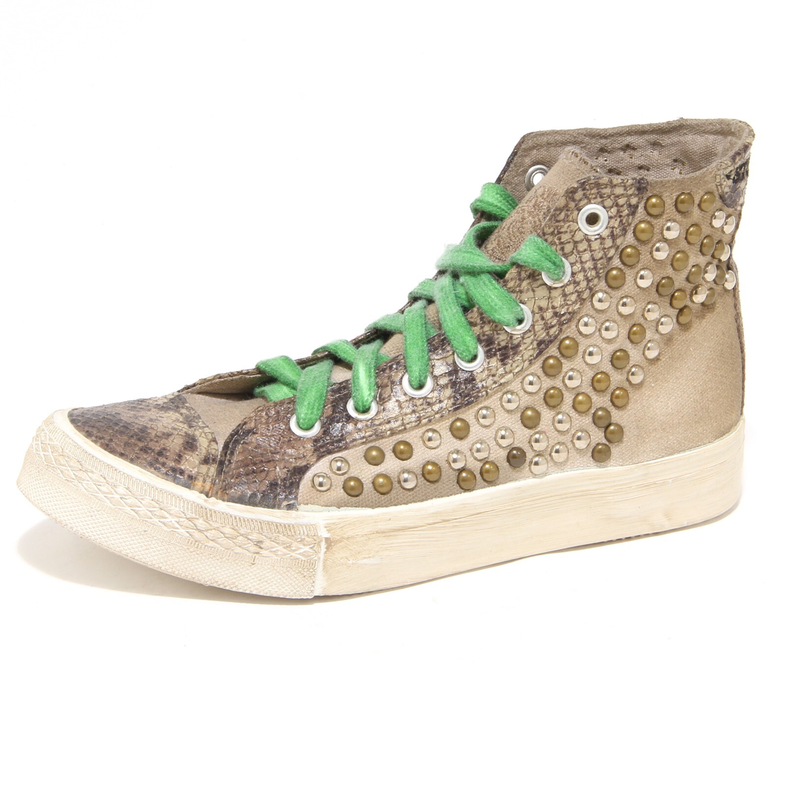 53722 кроссовки с заклепками WAR TAYLOR scarpa donna женская обувь